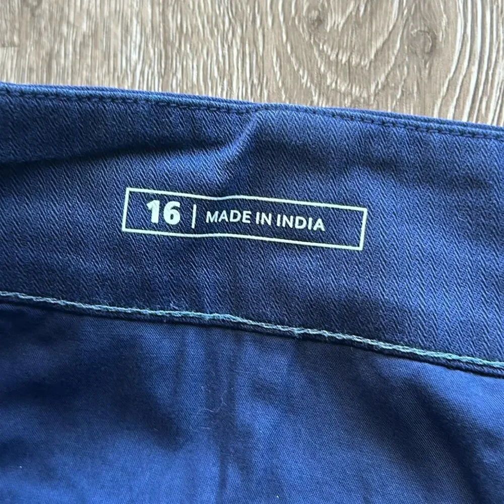 Vineyard Vines Herringbone Every Day Shorts Size‎ 16 Navy 3.5